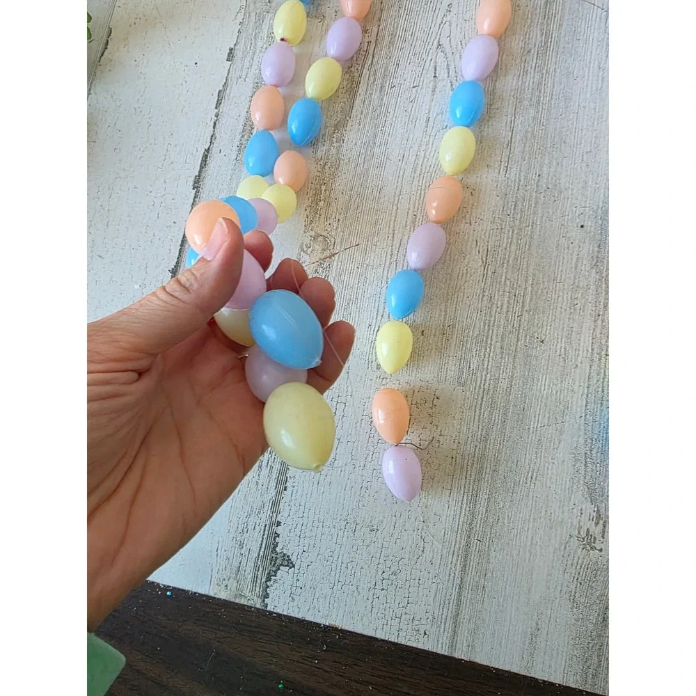 Vintage pastel blue mold egg 36